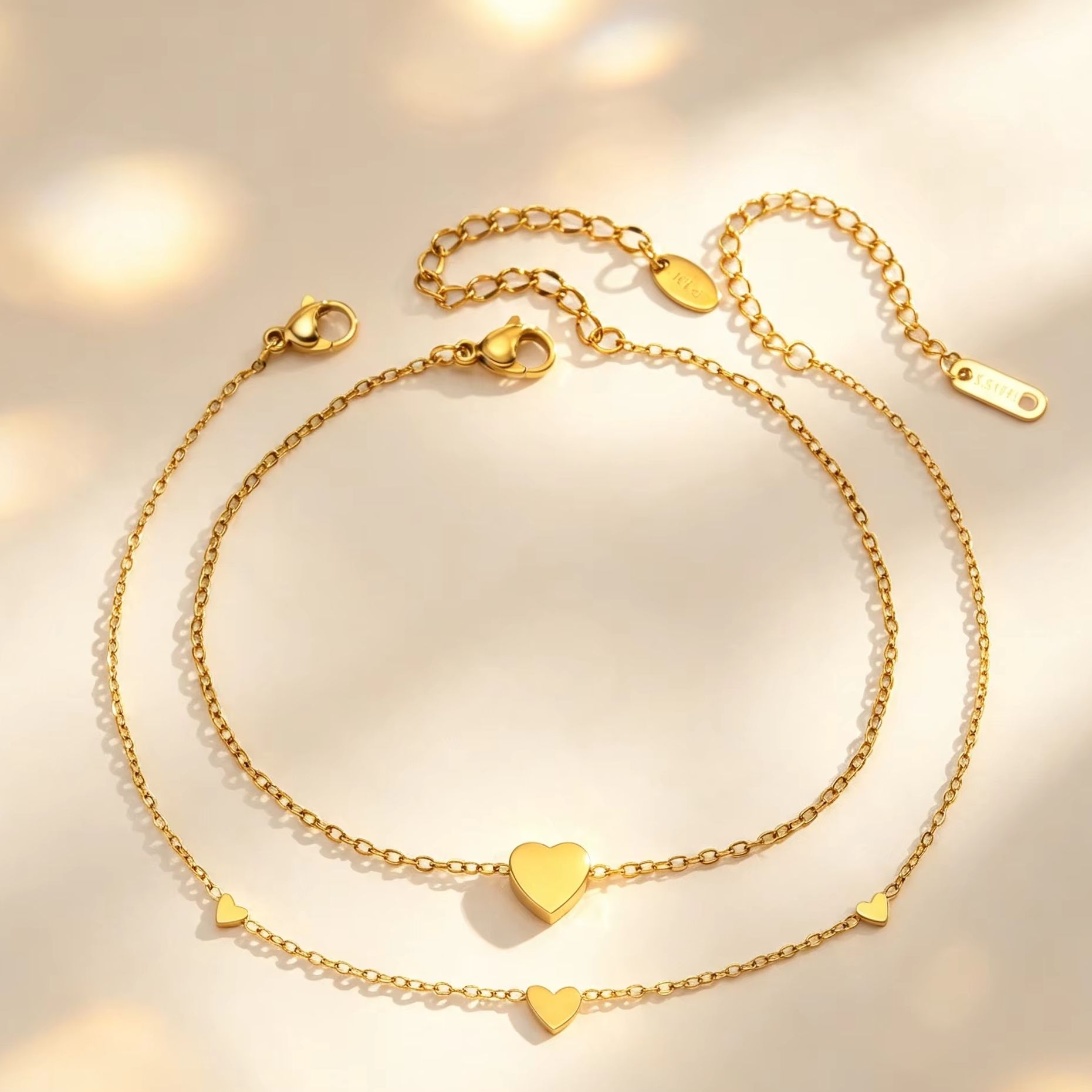 2-teiliges Fußkettchen-Set mit – Jc Jewelry & Watches Photos Bewertung und Preis